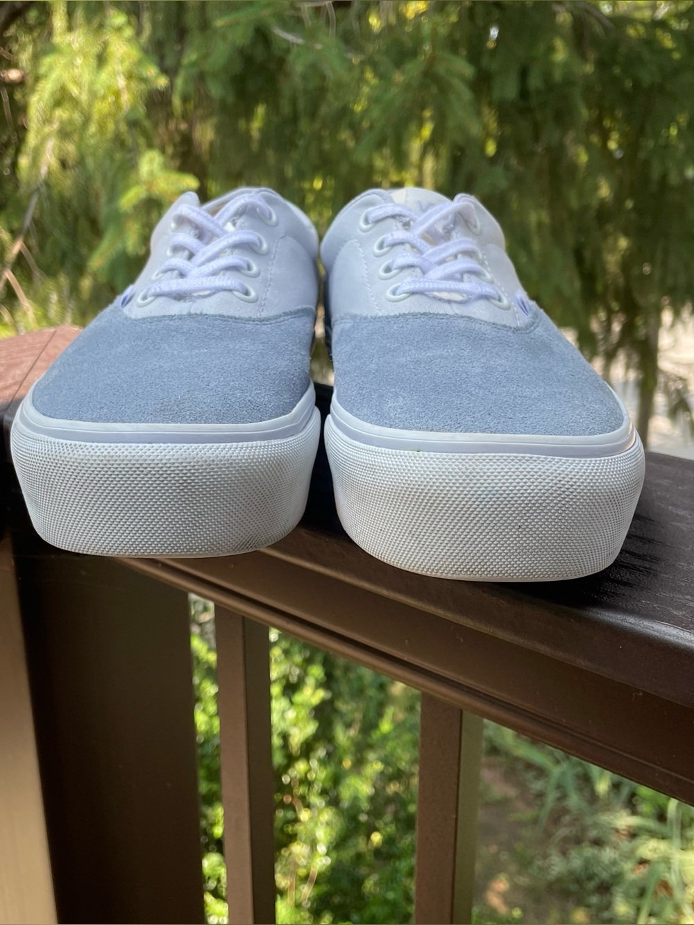 ๐ VANS Era Suede 'Drizzle Ballad Blue' Colorblock Sneakers Women's Size 8.5 - Picture 2 of 9